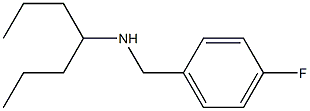 [(4-fluorophenyl)methyl](heptan-4-yl)amine Structure