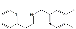 [(4-methoxy-3,5-dimethylpyridin-2-yl)methyl][2-(pyridin-2-yl)ethyl]amine Structure