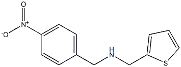 [(4-nitrophenyl)methyl](thiophen-2-ylmethyl)amine Structure