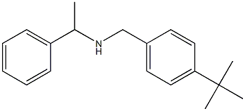 [(4-tert-butylphenyl)methyl](1-phenylethyl)amine,,结构式