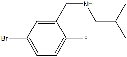 [(5-bromo-2-fluorophenyl)methyl](2-methylpropyl)amine,,结构式
