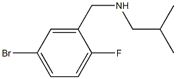 [(5-bromo-2-fluorophenyl)methyl](2-methylpropyl)amine 结构式