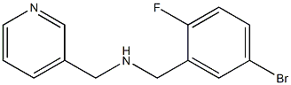 [(5-bromo-2-fluorophenyl)methyl](pyridin-3-ylmethyl)amine Structure