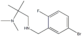 [(5-bromo-2-fluorophenyl)methyl][2-(dimethylamino)-2-methylpropyl]amine Structure