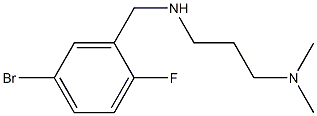 [(5-bromo-2-fluorophenyl)methyl][3-(dimethylamino)propyl]amine Structure