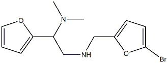 [(5-bromofuran-2-yl)methyl][2-(dimethylamino)-2-(furan-2-yl)ethyl]amine Structure