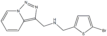 [(5-bromothiophen-2-yl)methyl]({[1,2,4]triazolo[3,4-a]pyridin-3-ylmethyl})amine