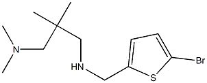 [(5-bromothiophen-2-yl)methyl]({2-[(dimethylamino)methyl]-2-methylpropyl})amine 化学構造式