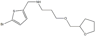 [(5-bromothiophen-2-yl)methyl][3-(oxolan-2-ylmethoxy)propyl]amine 化学構造式