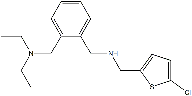 [(5-chlorothiophen-2-yl)methyl]({2-[(diethylamino)methyl]phenyl}methyl)amine