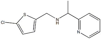 [(5-chlorothiophen-2-yl)methyl][1-(pyridin-2-yl)ethyl]amine|