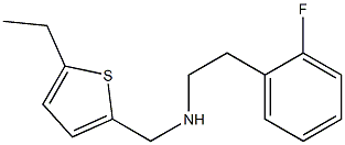 [(5-ethylthiophen-2-yl)methyl][2-(2-fluorophenyl)ethyl]amine Structure