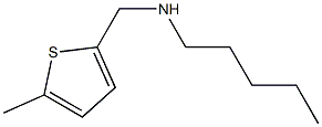 [(5-methylthiophen-2-yl)methyl](pentyl)amine Structure