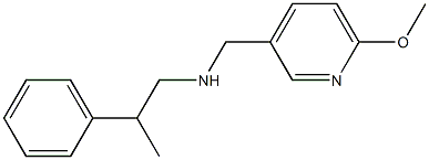 [(6-methoxypyridin-3-yl)methyl](2-phenylpropyl)amine Structure