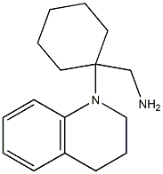 [1-(1,2,3,4-tetrahydroquinolin-1-yl)cyclohexyl]methanamine Structure
