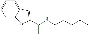 [1-(1-benzofuran-2-yl)ethyl](5-methylhexan-2-yl)amine Structure