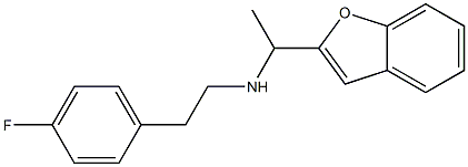 [1-(1-benzofuran-2-yl)ethyl][2-(4-fluorophenyl)ethyl]amine