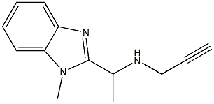  [1-(1-methyl-1H-1,3-benzodiazol-2-yl)ethyl](prop-2-yn-1-yl)amine