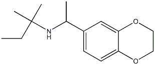 [1-(2,3-dihydro-1,4-benzodioxin-6-yl)ethyl](2-methylbutan-2-yl)amine