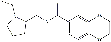 [1-(2,3-dihydro-1,4-benzodioxin-6-yl)ethyl][(1-ethylpyrrolidin-2-yl)methyl]amine