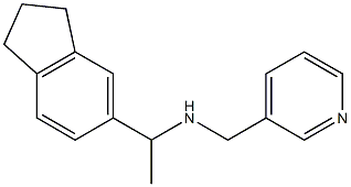 [1-(2,3-dihydro-1H-inden-5-yl)ethyl](pyridin-3-ylmethyl)amine