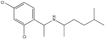 [1-(2,4-dichlorophenyl)ethyl](5-methylhexan-2-yl)amine 化学構造式