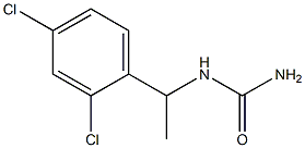 [1-(2,4-dichlorophenyl)ethyl]urea Struktur