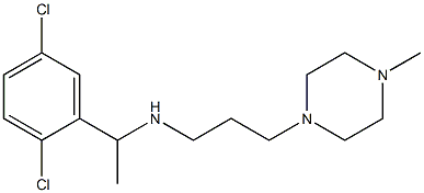  [1-(2,5-dichlorophenyl)ethyl][3-(4-methylpiperazin-1-yl)propyl]amine