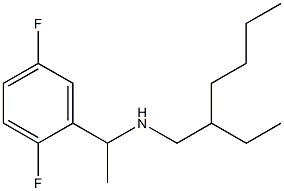 [1-(2,5-difluorophenyl)ethyl](2-ethylhexyl)amine 结构式