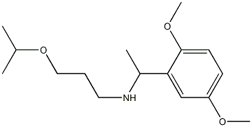 [1-(2,5-dimethoxyphenyl)ethyl][3-(propan-2-yloxy)propyl]amine