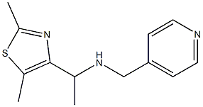 [1-(2,5-dimethyl-1,3-thiazol-4-yl)ethyl](pyridin-4-ylmethyl)amine