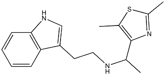 [1-(2,5-dimethyl-1,3-thiazol-4-yl)ethyl][2-(1H-indol-3-yl)ethyl]amine