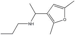 [1-(2,5-dimethylfuran-3-yl)ethyl](propyl)amine Structure