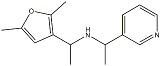 [1-(2,5-dimethylfuran-3-yl)ethyl][1-(pyridin-3-yl)ethyl]amine Structure