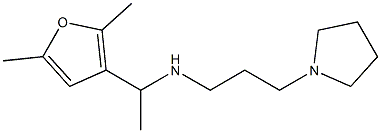[1-(2,5-dimethylfuran-3-yl)ethyl][3-(pyrrolidin-1-yl)propyl]amine