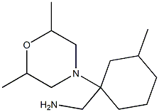 [1-(2,6-dimethylmorpholin-4-yl)-3-methylcyclohexyl]methylamine 化学構造式