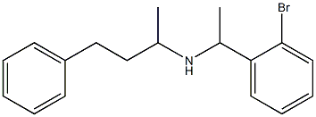 [1-(2-bromophenyl)ethyl](4-phenylbutan-2-yl)amine,,结构式