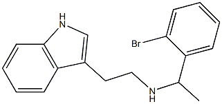 [1-(2-bromophenyl)ethyl][2-(1H-indol-3-yl)ethyl]amine Structure