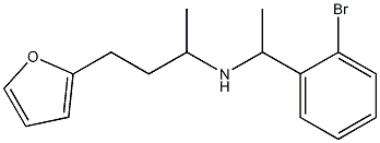 [1-(2-bromophenyl)ethyl][4-(furan-2-yl)butan-2-yl]amine Structure