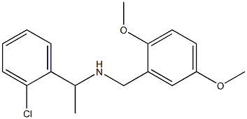 [1-(2-chlorophenyl)ethyl][(2,5-dimethoxyphenyl)methyl]amine