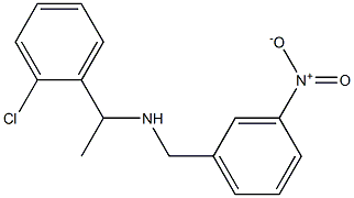 [1-(2-chlorophenyl)ethyl][(3-nitrophenyl)methyl]amine|