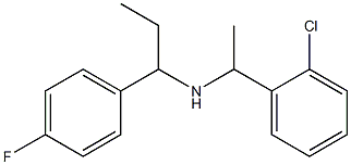 [1-(2-chlorophenyl)ethyl][1-(4-fluorophenyl)propyl]amine|