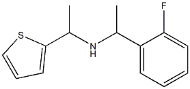 [1-(2-fluorophenyl)ethyl][1-(thiophen-2-yl)ethyl]amine Structure