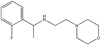 [1-(2-fluorophenyl)ethyl][2-(morpholin-4-yl)ethyl]amine|