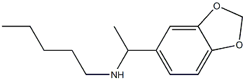 [1-(2H-1,3-benzodioxol-5-yl)ethyl](pentyl)amine Structure