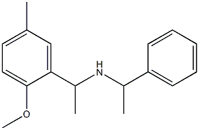 [1-(2-methoxy-5-methylphenyl)ethyl](1-phenylethyl)amine