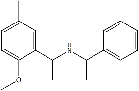 [1-(2-methoxy-5-methylphenyl)ethyl](1-phenylethyl)amine