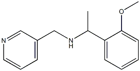 [1-(2-methoxyphenyl)ethyl](pyridin-3-ylmethyl)amine Structure