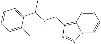 [1-(2-methylphenyl)ethyl]({[1,2,4]triazolo[3,4-a]pyridin-3-ylmethyl})amine