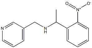 [1-(2-nitrophenyl)ethyl](pyridin-3-ylmethyl)amine Structure